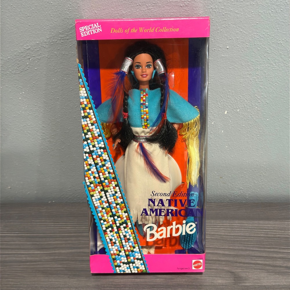 Mattel 1993 Native American Barbie Dolls of the World Second Edition 11609 NEW